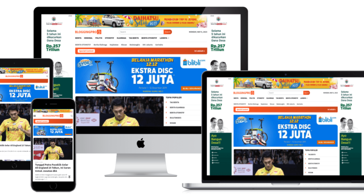 Website Berita Kreatif untuk Menyampaikan Informasi Terkini